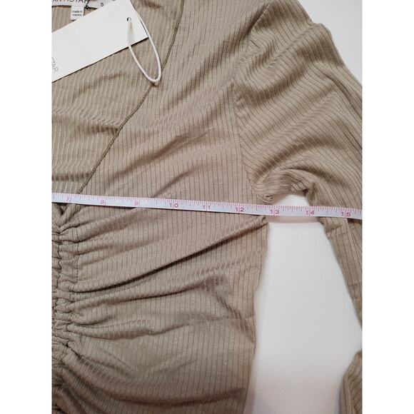 NWT. ANTISTAR LONG SLEEVE CROP TOP. SIZE S - Picture 6 of 7